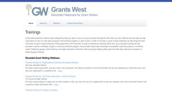 Desktop Screenshot of grantswest.net